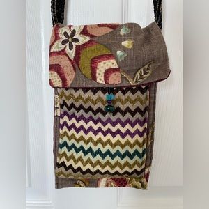 Unique Bohemian Floral Crossbody Bag